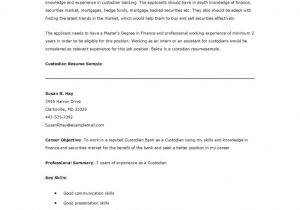 Sample Resume for Custodial Worker Custodian Resume Template Resume Builder