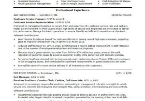 Sample Resume for Customer Care Executive Customer Service Manager Resume Sample Monster Com