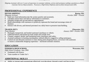 Sample Resume for Customer Service Representative In Retail Retail Customer Service Resume Sample Resumecompanion Com