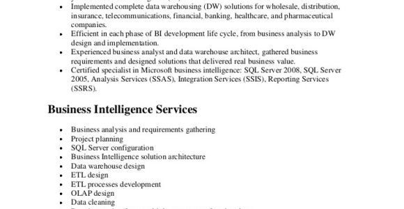 Sample Resume for Data Warehouse Analyst Data Warehouse Analyst Resume Resume Ideas