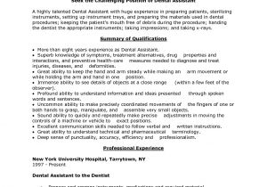 Sample Resume for Dental assistant with No Experience Dental assistant Resume Examples No Experience Examples
