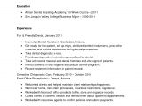 Sample Resume for Dental assistant with No Experience Submit My Resume to Google Business Continuity Coordinator