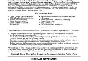 Sample Resume for Digital Marketing Manager Digital Marketing Specialist Resume Sample Template