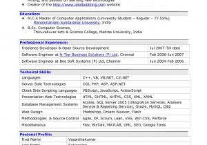 Sample Resume for Dot Net Developer Experience 2 Years Sample Resume for 2 Years Experience Awesome Sample Resume
