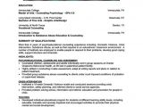 Sample Resume for Drug and Alcohol Counselor Counseling Resume Resume Badak