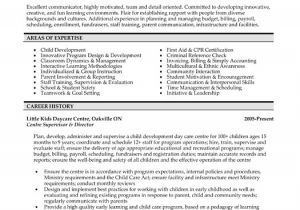 Sample Resume for Early Childhood Educator Early Childhood Educator Resume Template Premium Resume