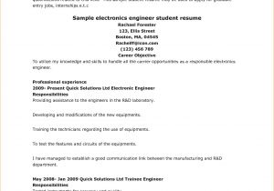 Sample Resume for Ece Engineering Students Sample Resume for Ece Engineering Students Fresh