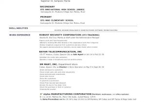 Sample Resume for Encoder Job Abroad Resume format Sample Resume Template Easy Http