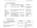 Sample Resume for Experienced assistant Professor In Engineering College Resume Dr N Natarajan 14 03 2014