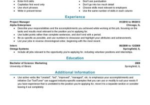 Sample Resume for Experienced Experience On A Resume Template Learnhowtoloseweight Net