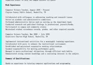 Sample Resume for Experienced Lecturer In Computer Science 2695 Best Images About Resume Sample Template and format