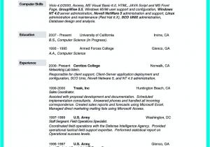 Sample Resume for Experienced Lecturer In Computer Science the Best Computer Science Resume Sample Collection
