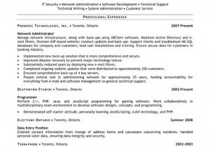 Sample Resume for Experienced Network Administrator Network Administrator Resume Sample Template