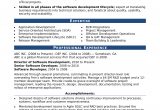 Sample Resume for Experienced software Engineer Free Download Sample Resume for An Experienced It Developer Monster Com