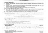 Sample Resume for Food and Beverage Supervisor Food and Beverage Manager Resume Printable Planner Template