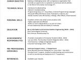 Sample Resume for Fresh Graduate Sample Resume format for Fresh Graduates One Page format