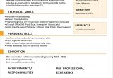 Sample Resume for Fresh Graduate Sample Resume format for Fresh Graduates One Page format