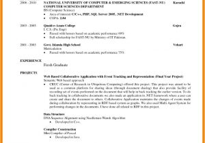 Sample Resume for Fresh Psychology Graduate 8 Cv Sample for Fresh Graduate Doc theorynpractice