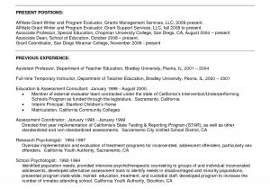 Sample Resume for Fresh Psychology Graduate Sample Resume Psychology for Graduate School Resume