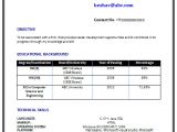 Sample Resume for Fresher Computer Science Engineer Over 10000 Cv and Resume Samples with Free Download