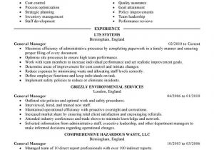 Sample Resume for General Job Application Best General Manager Resume Example Livecareer