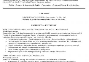 Sample Resume for Graduate assistant Position Example Of Cv for Fresh Graduate