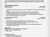 Sample Resume for Gym Instructor Personal Trainer Resume Sample and Writing Guide Rg