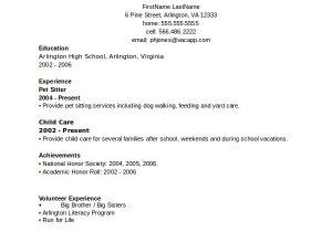 Sample Resume for High School Students 10 High School Resume Templates Examples Samples format