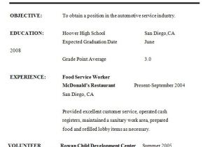 Sample Resume for High School Students 10 High School Resume Templates Free Samples Examples