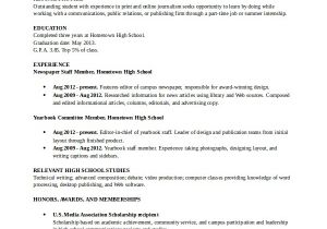 Sample Resume for High School Students 10 High School Student Resume Templates Pdf Doc Free
