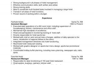 Sample Resume for Housekeeping Job In Hotel Sample Resume for Housekeeping Job In Hotel Resume Ideas
