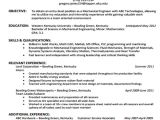 Sample Resume for Internship In Mechanical Engineering 20 Engineering Resume Templates In Pdf Free Premium