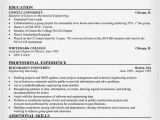 Sample Resume for Internship In Mechanical Engineering Engineering Intern Resume Example Resumecompanion Com
