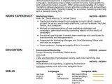 Sample Resume for Internship Marketing Intern Resume Example Sidekick by Kickresume