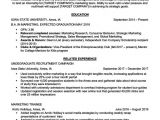 Sample Resume for Internship Marketing Intern Resume Sample Writing Tips Resume
