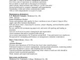 Sample Resume for Inventory Manager Inventory Management Free Resumes