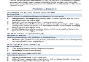 Sample Resume for Inventory Manager What Your Resume Should Look Like