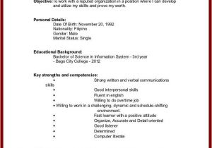 Sample Resume for It Student with No Experience Sample Resume College Student No Experience Best