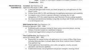 Sample Resume for Java Developer 2 Year Experience Sample Resume for Java Developer 2 Year Experience