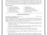 Sample Resume for Marketing Executive Position Sales and Marketing Resume Sample Page 1 Resume Writing