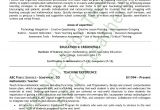 Sample Resume for Maths Teachers Math Teacher Resume Sample