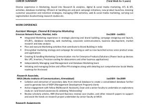 Sample Resume for Mba Marketing Experience Hardik Dave Executive Mba Marketing Profile