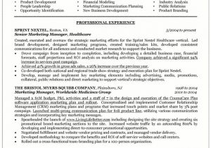 Sample Resume for Mba Marketing Experience Sample Resume Mba Marketing Experience