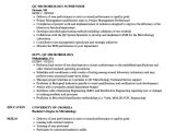Sample Resume for Microbiologist Qc Microbiology Resume Samples Velvet Jobs