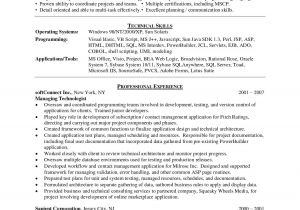 Sample Resume for Net Developer with 2 Year Experience Sample Resume for Net Developer with 2 Year Experience New