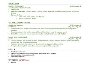 Sample Resume for No Experience Applicant Education Section Resume Writing Guide Resume Genius