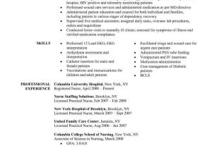Sample Resume for No Experience Applicant Resume Sample for Nurse Applicant New Grad
