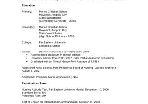 Sample Resume for No Experience Applicant Simple Job Application Letter Sample Filipino Https