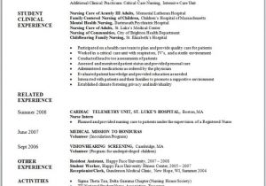 Sample Resume for Nurses Newly Graduated New Grad Nursing Resume Samples Sample Nursing Resume New