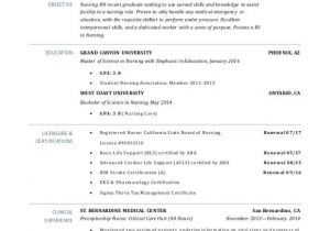 Sample Resume for Nurses Newly Graduated New Graduate Nurse Resume Examples
